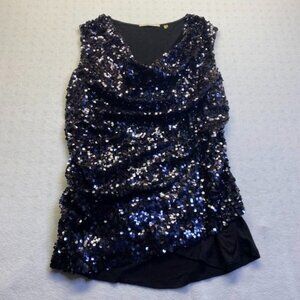 Tahari (L) BlueBlack